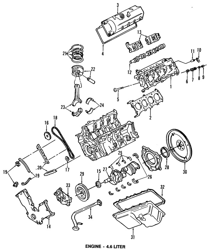 Foto de Tornillo de la culata del Motor Original para Ford Lincoln Mercury Marca FORD Nmero de Parte 5R3Z6065AA