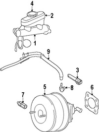 Foto de Vlvula Proporcionadora de Freno Original para Ford Mustang 2005 2006 2007 2008 2009 Marca FORD Nmero de Parte 6R3Z2B091AA