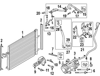 Foto de Manguera de succin Refrigerante Aire Acondicionad Original para Ford C-Max 2013 2014 2015 2016 2017 Marca FORD Nmero de Parte FV6Z19A834E