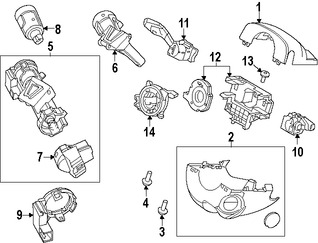 Foto de Caja de Cilindro de Encendido Original para Ford C-Max 2016 2017 Ford Escape 2017 Marca FORD Nmero de Parte BV6Z3511E