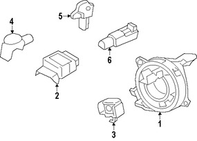 Foto de Mdulo de control del Air Bag Original para Ford C-Max 2013 2014 2015 2016 2017 Marca FORD Nmero de Parte DM5Z14B321P