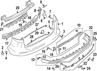 Foto de Soporte de cubierta de parachoques Original para Ford C-Max 2013 2014 2015 2016 2017 Marca FORD Nmero de Parte AM5Z17D943A