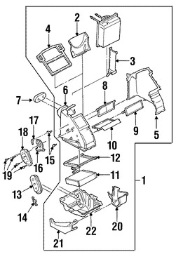 Foto de Sello de Nucleo de Calefaccin Original para Ford Focus 2004 2005 2006 2007 Marca FORD Nmero de Parte 5M5Z18596AA