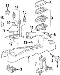 Foto de Interruptor de Calefaccin del Asiento Original para Ford Focus 2004 2005 2006 2007 Marca FORD Nmero de Parte 3S4Z14D694AA