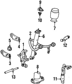 Foto de Muon de Suspensin Original para Lincoln Continental Mercury Sable Ford Taurus Marca FORD Nmero de Parte 3F1Z4A013BA