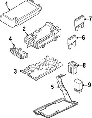 Foto de Interruptor de Circuito Original para Lincoln Town Car Marca FORD Nmero de Parte F6HZ14526K