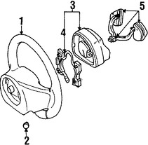 Foto de Interruptor Control de Crucero Original para Lincoln Town Car Marca FORD Nmero de Parte 5W1Z9C888CA