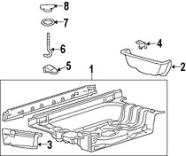 Foto de Tuerca de Llanta de Repuesto Original para Ford Mercury Lincoln Marca FORD Nmero de Parte E6DZ1462A