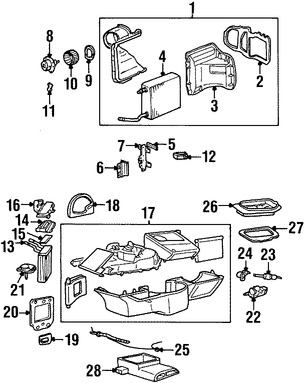 Foto de Ducto de Aire del Panel de Instrumentos Original para Lincoln Town Car Mercury Grand Marquis Ford Crown Victoria Marca FORD Nmero de Parte 8W1Z19A618A