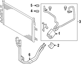 Foto de Conjunto De Manguera Enfriador Aceite del Motor Original para Ford Taurus Lincoln MKS Marca FORD Nmero de Parte DA5Z7R081A