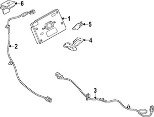 Foto de Cable de Antena de Telfono Mvil Original para Lincoln MKS 2013 2014 2015 2016 Marca FORD Nmero de Parte DA5Z14D202A