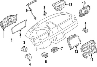 Foto de Interruptor de encendido Original para Lincoln MKS Lincoln Punto Marca FORD Nmero de Parte DA5Z10B776AA