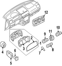 Foto de Interruptor Liberador de Bal Original para Lincoln Zephyr 2006 Lincoln MKZ 2007 2008 2009 Marca FORD Nmero de Parte 6H6Z54432A38AA