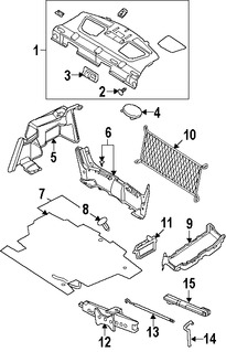 Foto de Panel de maletero Original para Ford Fusion Mercury Milan Lincoln Zephyr Lincoln MKZ Marca FORD Nmero de Parte 8E5Z5445423AA