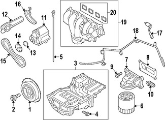 Foto de Bomba de Aceite Original para Ford  Lincoln Marca FORD Nmero de Parte DS7Z6600B