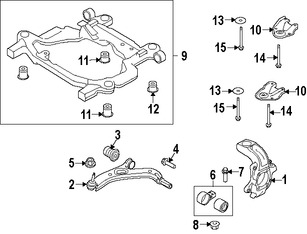 Foto de Rtula de direccin Original para Ford Taurus Ford    Lincoln Punto Lincoln MKS Marca FORD Nmero de Parte DE9Z3K185A