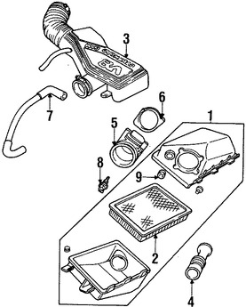 Foto de Sensor de Temperatura de Carga de Aire Original para Ford  Mercury Lincoln Marca FORD Nmero de Parte F2DZ12A697A