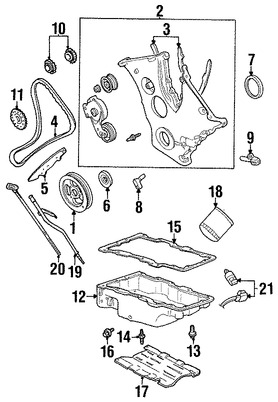 Foto de Engranaje del Cigueal Original para Mercury Cougar Mercury Mystique Mercury Sable Ford Contour Ford Taurus Lincoln LS Marca FORD Nmero de Parte F8RZ6306AA