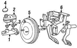 Foto de Empacadura de Depsito Cilindro Maestro de Freno Original para Ford Taurus Mercury Sable Marca FORD Nmero de Parte E6DZ2L074A