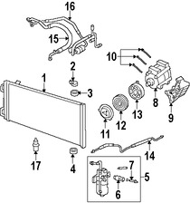 Foto de Manguera de succin Refrigerante Aire Acondicionad Original para Ford F-150 2007 2008 Lincoln Mark LT 2007 2008 Marca FORD Nmero de Parte 8L3Z19867C