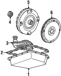 Foto de Plato Flexible Transmisin Automt Original para Ford Marca FORD Nmero de Parte F6TZ6375AAA