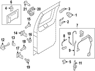 Foto de Freno de puerta Original para Ford Marca FORD Nmero de Parte F3UZ1544100A