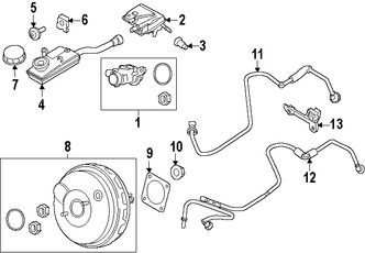 Foto de Empacadura de Booster Frenos de Potencia Original para Ford  Ford Fiesta Marca FORD Nmero de Parte BE8Z2B022A