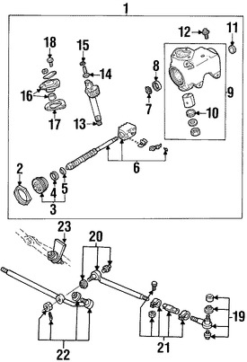 Foto de Brazo Pitman de Direccion Original para Ford Marca FORD Nmero de Parte F2UZ3590C