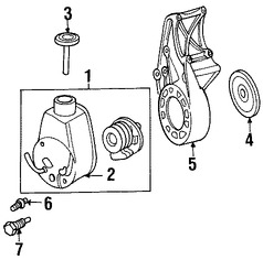 Foto de Deposito Liquido Hidraulico Direccion Asistida Original para Ford Marca FORD Nmero de Parte F7UZ3A697AB