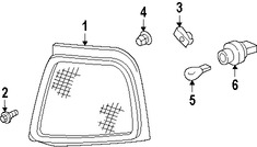 Foto de Luz de marcador lateral Original para Ford Ranger 2006 2007 2008 2009 2010 2011 Marca FORD Nmero de Parte 6L5Z15A201AA