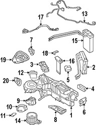 Foto de Actuador de Puerta de Entrada de Aire Original para Ford F-250 Super Duty Ford F-350 Super Duty Marca FORD Nmero de Parte 7C3Z19E616C