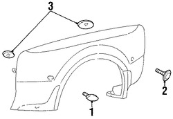 Foto de Luz de marcador lateral Original para Ford F-250 Super Duty Ford F-350 Super Duty Marca FORD Nmero de Parte 8C3Z15442A