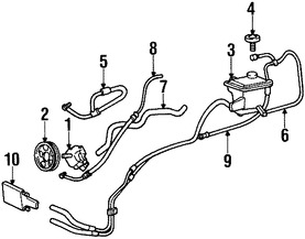 Foto de Tapn de Tanque Liquido Direccin Hidrulica Original para Ford F-250 Super Duty Ford F-350 Super Duty Marca FORD Nmero de Parte 9C3Z3A006A