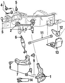 Foto de Barra de Torsion Original para Ford Explorer Sport Trac Ford Explorer Mercury Mountaineer Marca FORD Nmero de Parte F57Z5B326C