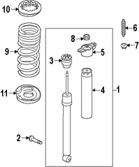 Foto de Amortiguador de parachoque Original para Ford Escape Ford C-Max   Lincoln Marca FORD Nmero de Parte CV6Z5K570C