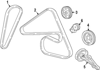 Foto de Conjunto Tensor de Correa Original para Ford Escape Mercury Mariner Marca FORD Nmero de Parte XU3Z8678AB