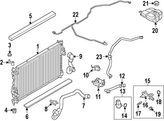 Foto de Kit de Termostato de Refrigerante del Motor  Original para Ford Escape Ford Fiesta Ford  Ford Fusion Marca FORD Nmero de Parte BM5Z8592C