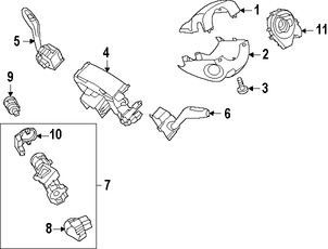 Foto de Caja de Cilindro de Encendido Original para Ford Escape Ford C-Max Ford Focus Marca FORD Nmero de Parte BV6Z3511B