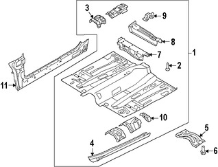 Foto de Estribo Original para Ford Escape Ford Focus Ford C-Max Marca FORD Nmero de Parte CP9Z5810110A