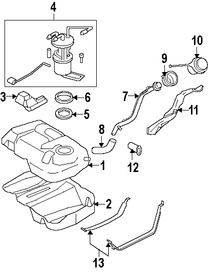 Foto de Tanque de Combustible Original para Mercury Mariner 2006 2007 Ford Escape 2005 2006 2007 Marca FORD Nmero de Parte 7M6Z9002B