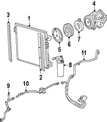 Foto de Manguera de Refrigerante Aire Acondicionado Original para Ford Escape 2005 2006 2007 Mercury Mariner 2005 2006 2007 Marca FORD Nmero de Parte 6L8Z19D850AB