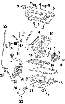 Foto de Sello Arandela Cubierta de Vlvula Original para Ford Escape 2008 Mercury Mariner 2008 Marca FORD Nmero de Parte 6E5Z6C527EB