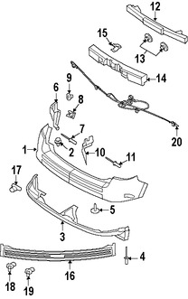 Foto de Arns para Remolque Original para Ford Edge 2007 2008 2009 2010 Marca FORD Nmero de Parte 7T4Z15K868AA