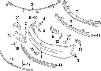 Foto de Alern / Spoiler Original para Lincoln Navigator Marca FORD Nmero de Parte 7L7Z17626AA