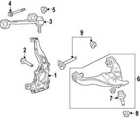 Foto de Rtula de direccin Original para Ford Expedition Ford F-150 Lincoln Navigator Marca FORD Nmero de Parte 9L3Z3K185B