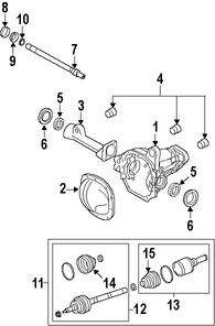 Foto de Cubrepolvo de la Junta Homocinetica Original para Lincoln Navigator Ford Expedition Ford F-150 Marca FORD Nmero de Parte 7L1Z3A331A