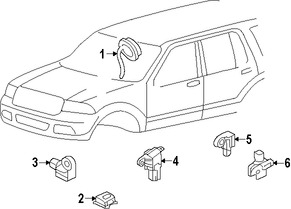 Foto de Mdulo de control del Air Bag Original para Ford Expedition 2007 2008 Lincoln Navigator 2007 2008 Marca FORD Nmero de Parte 8L1Z14B321C