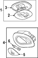 Foto de Luz de mapa Original para Lincoln Navigator Lincoln MKX Lincoln Punto Lincoln MKS Marca FORD Nmero de Parte 7L7Z13776EA