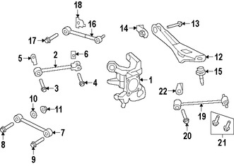 Foto de Muon de Suspensin Original para Lincoln Navigator Ford Expedition Marca FORD Nmero de Parte 9L1Z5A968B