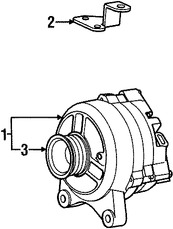 Foto de Polea del Alternador Original para Ford Lincoln Marca FORD Nmero de Parte F65Z10344AA